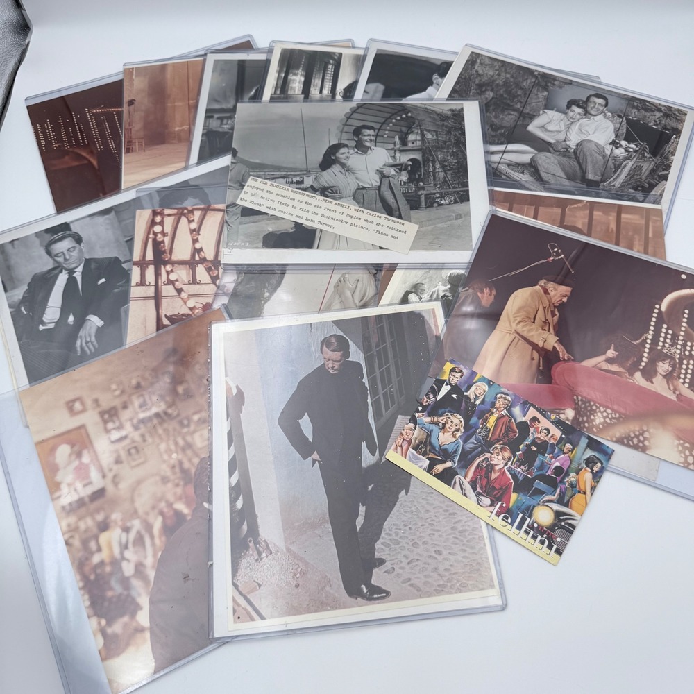 Original Fellini Film Stills Press Photo Lot 1960s‎ 1970s Italian Cinema
